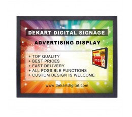 15 pulgadas de pantalla de señalización digital DIPANEL-1500-BLK
